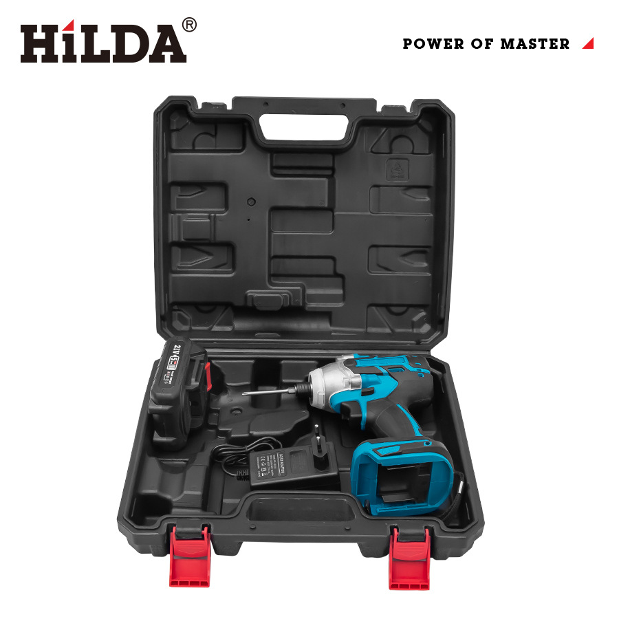 Hilda fuente de fábrica en stock hogar clavo extractor litio recargable llave eléctrica gran torque herramienta
