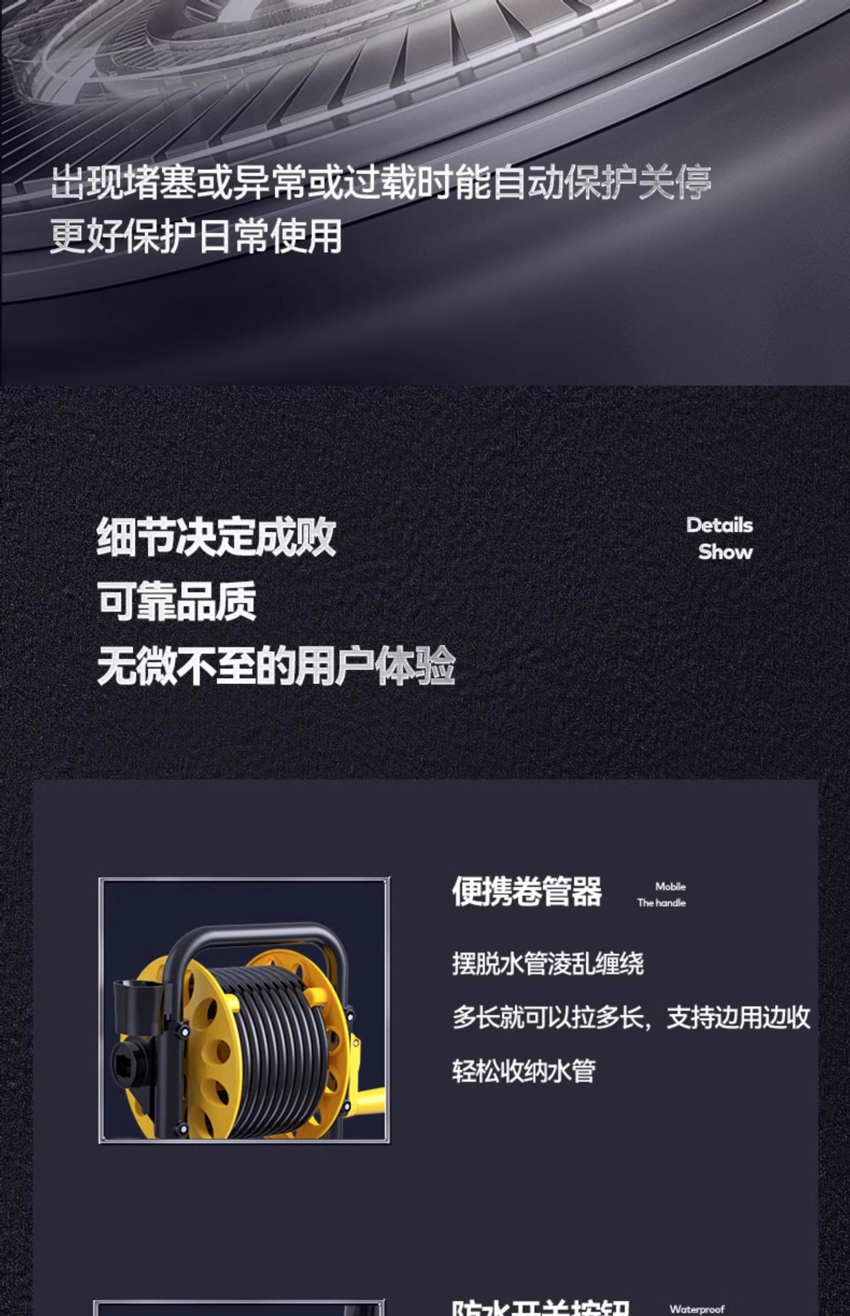 Delixi Car Washing Machine 220V Commercial High-Pressure Cleaning Machine Household Garden Water Pump High-Power Powerful Floor Cleaning Water Gun