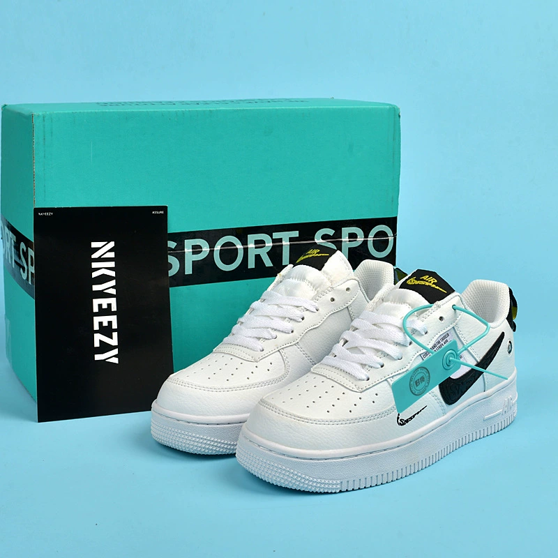 Обувь спортивная низкая для отдыха, белые (Air Jordan, Nike Air Force 1)