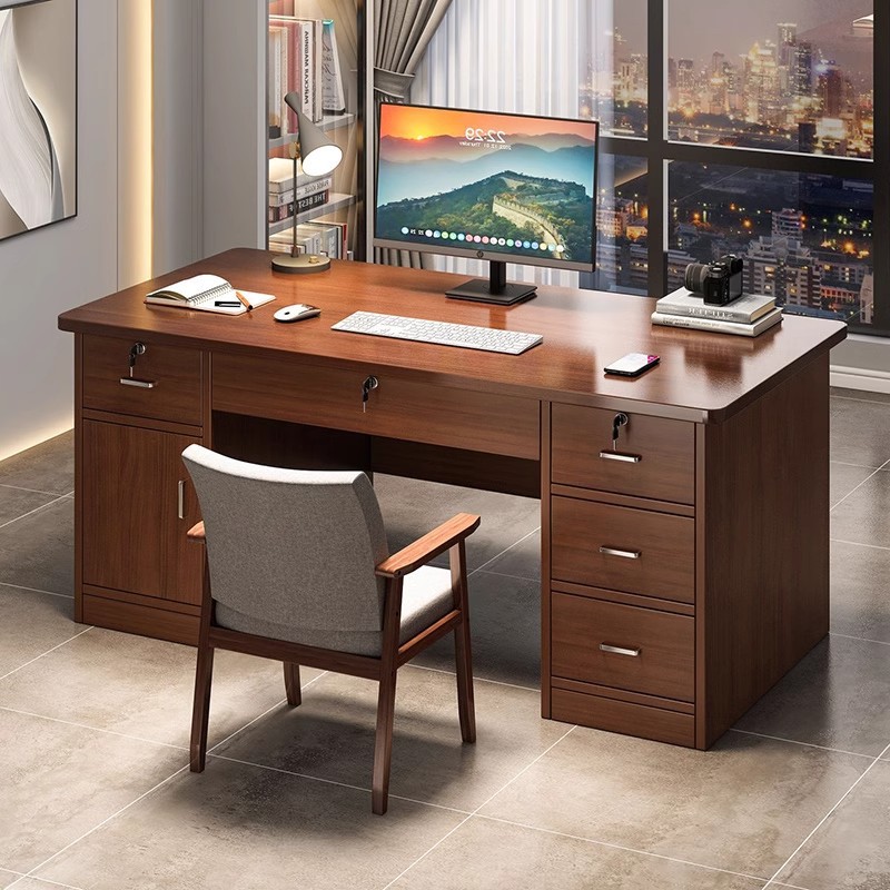 Solid Wood Computer Desk Home Bedroom Student Writing Desk Study Desk Rectangular Table Simple Desktop Office Table