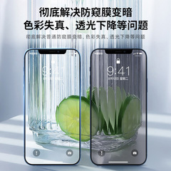 Applicable for Apple iPhone 15 Pro Max 3D curved tempered glass film full screen cover anti-spy film wholesale