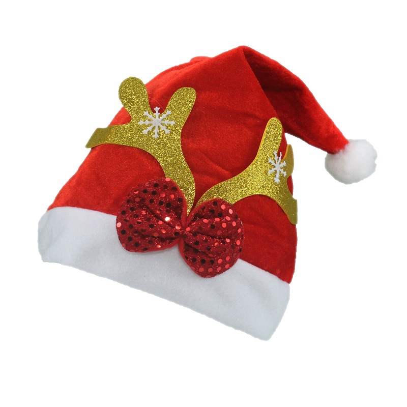 5.7鹿角蝴蝶结金色圣诞帽.jpg