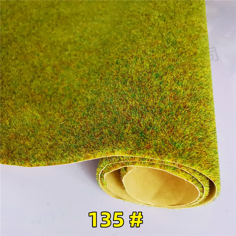 小草皮コケ植物砂盤模型草皮紙列車模型芝生築山芝生シール|undefined