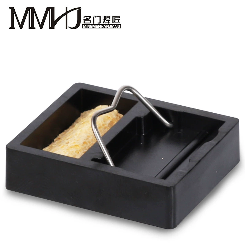 Прямая поставка с завода простая бакелитовая стойка для паяльника высокотемпературный кронштейн паяльника мини с губкой стойкой для паяльника