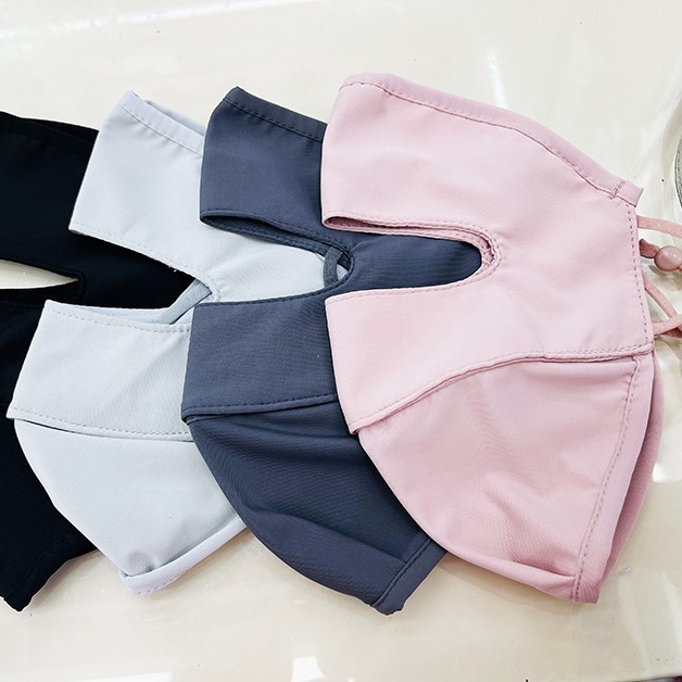 Summer Sun Protection Ice Silk Breathable Nylon Women's Face Mask Outdoor Travel UV Protection