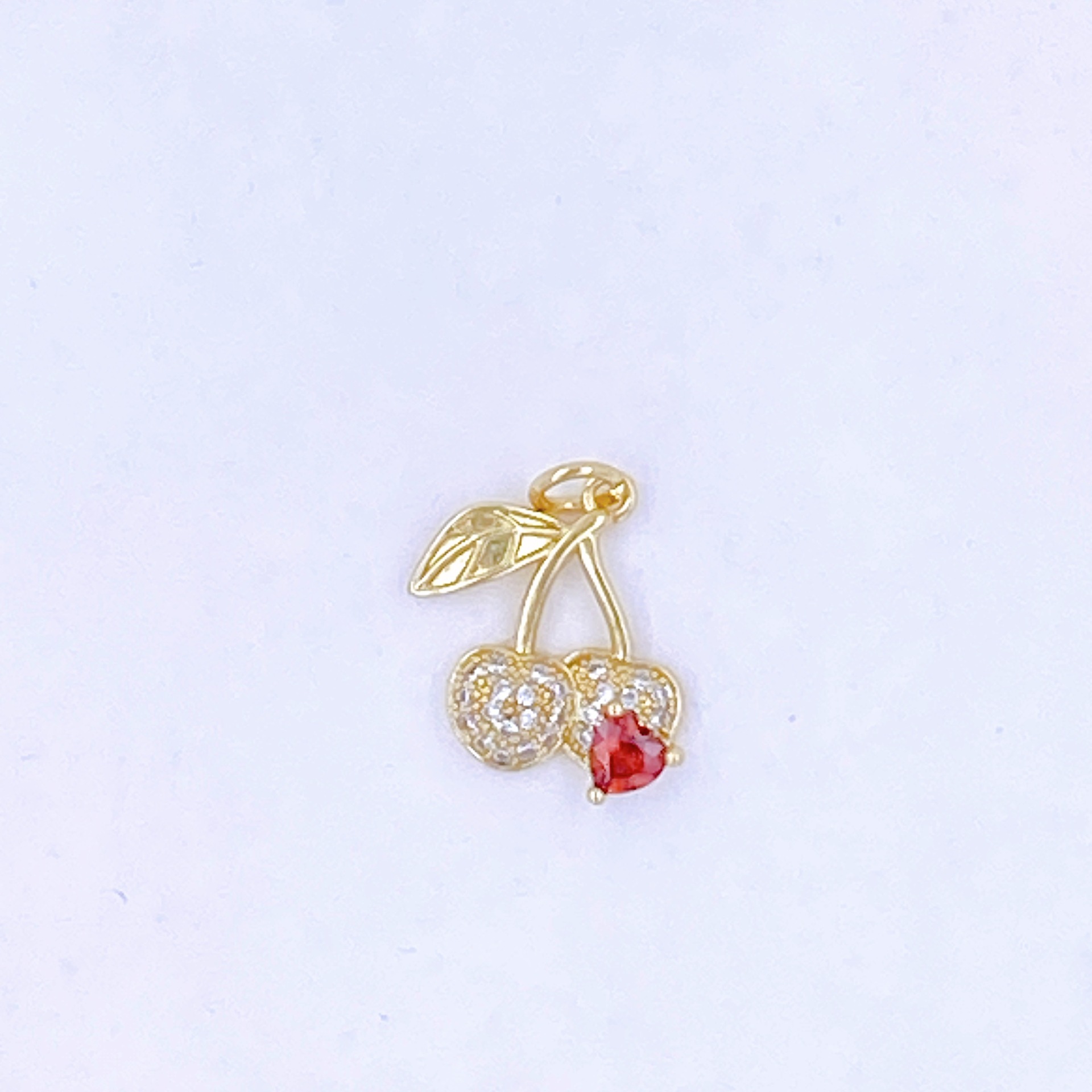 1 Piece Copper Polished Cherry Pendant display picture 16