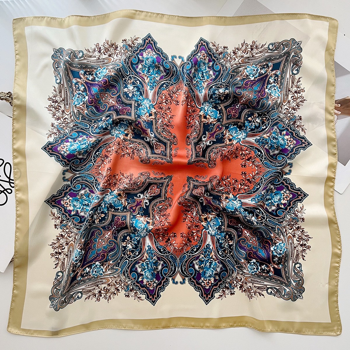 F1-A2A60023-2 # 캐슈 패턴-카키