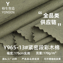 紧密段彩木棉 木代尔涤纶混纺彩棉汗布针织面料混色平纹单面T恤布