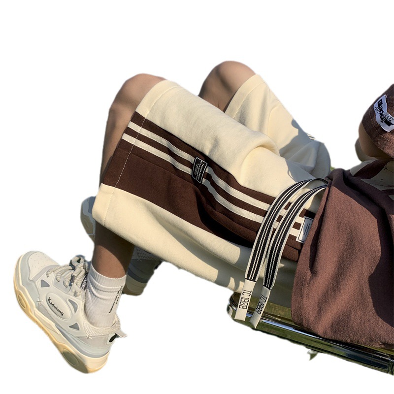 Pantalones cortos Americanos de verano de los hombres baloncesto quinto pantalones juventud transpirable marca de moda suelta casual playa Pantalones deportivos