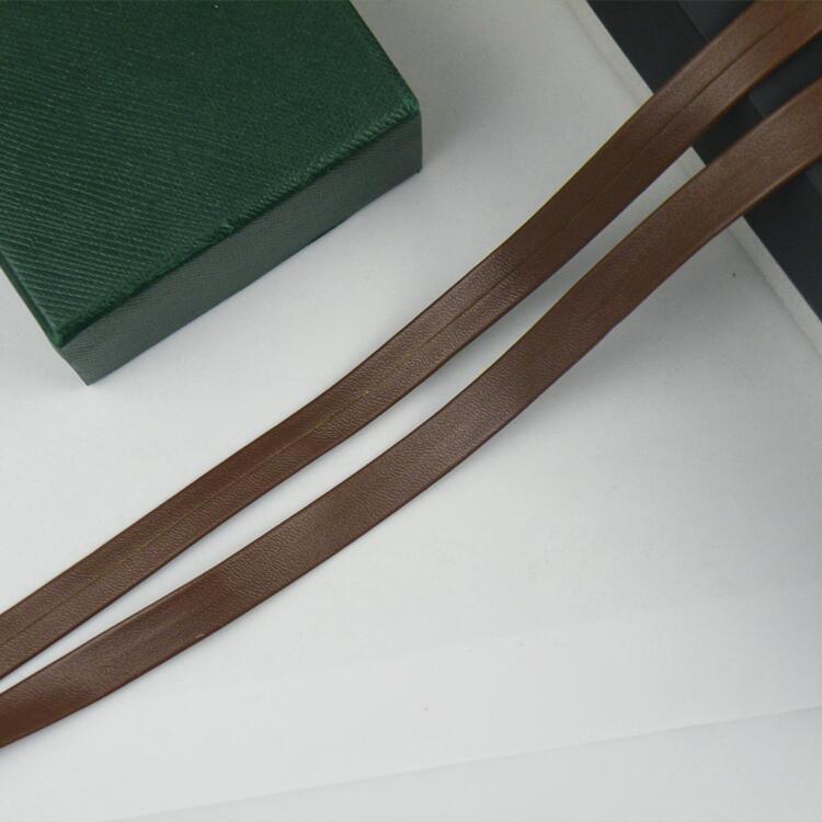 1 cm de color pu prensado banda de borde accesorios de prenda de vestir banda de borde textil decoración de cuero accesorios cuerda
