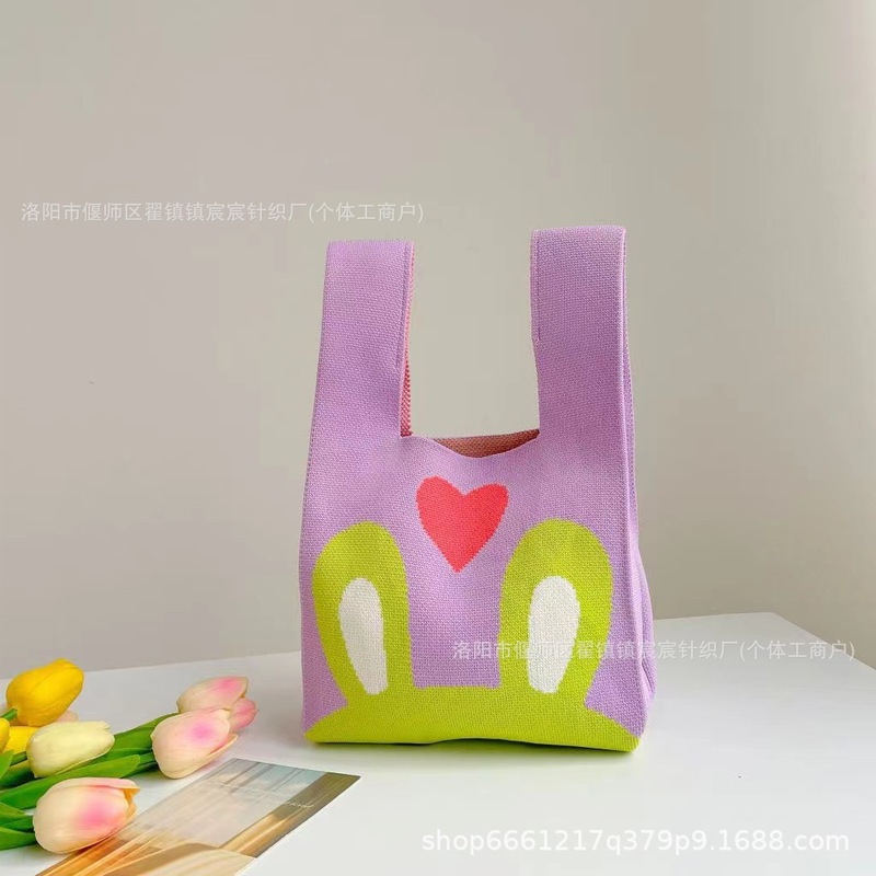 韓国インニットバッグガールズベストバッグニットハンドバッグニットバッグハンドバッグニットバッグクロスボディ|undefined