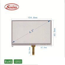 4.3电阻屏可配电容屏 学习电脑工控触摸屏 数码产品用电阻触摸屏