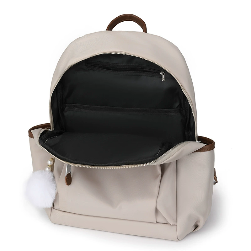 Backpack Waterproof Student Travel Bag, Lightweight Elementary School Backpack with Pendant