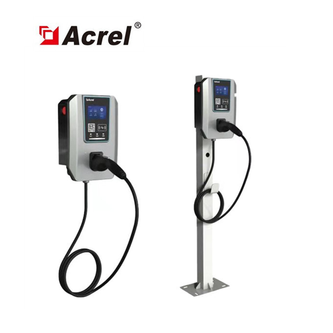 安科瑞7KW交流汽车充电桩 4G通讯 可配立柱落地安装 AEV-AC007D