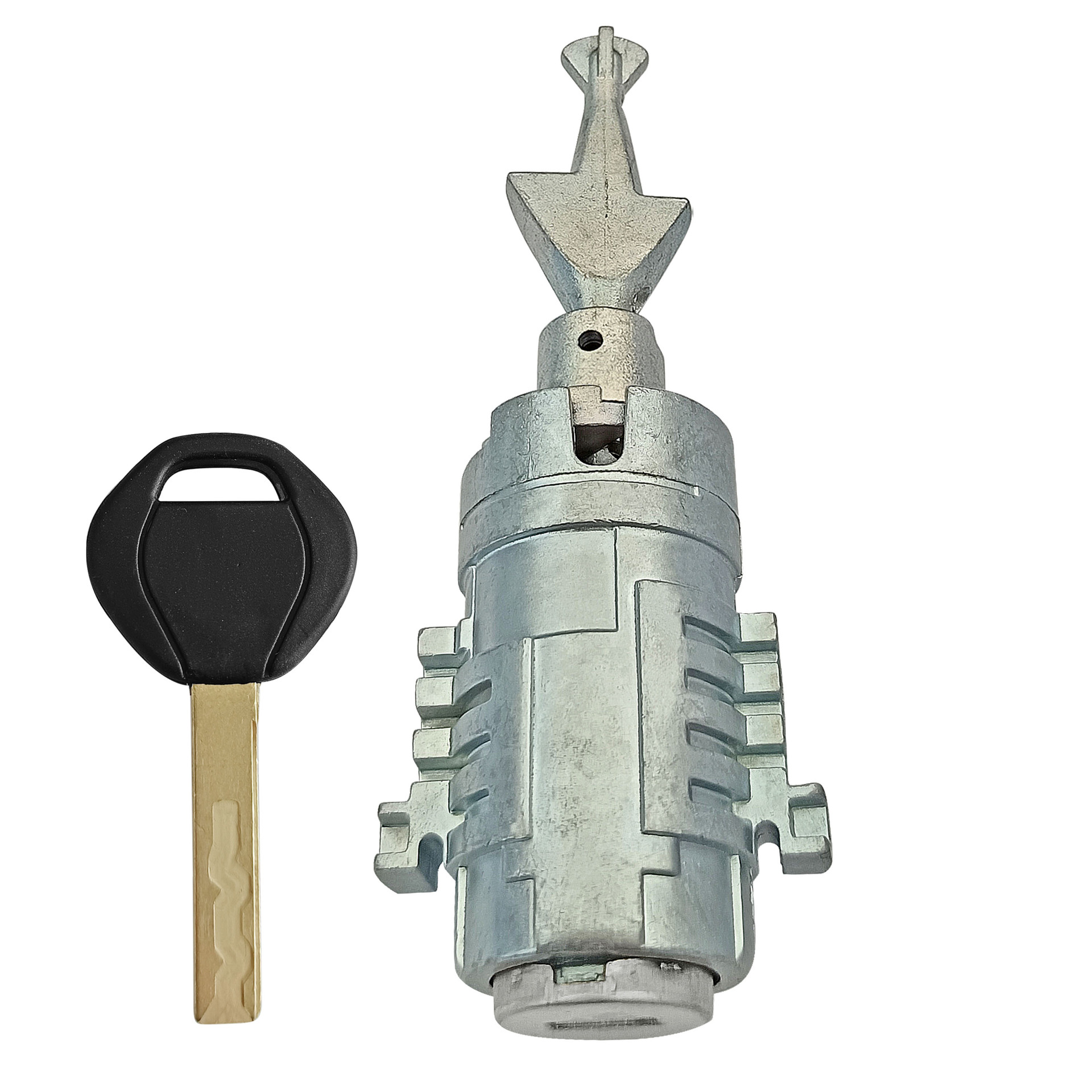 Adecuado para BMW Serie 5 cilindro de la cerradura de la puerta izquierda 1 llave BMW modificado para reemplazar el conjunto del cilindro de la cerradura de la llave de la puerta del conductor