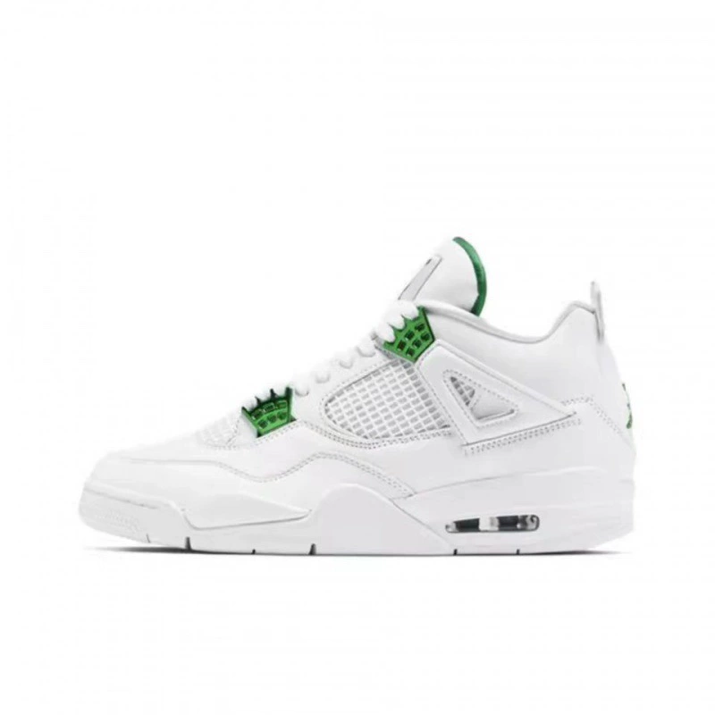 Putian Заводы обувная прямая продажа Aj4 Женское Электрическое Желтое Jordan 4 Спортивные кроссовки Мужские бега износостойкость трение звук баскетбольные кроссовки