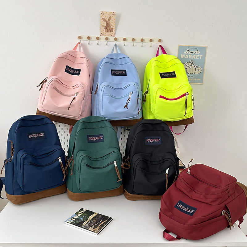 Wholesale Suede Splicing Backpack Twilight Same Style Backpack Jace Js School Bag Computer Bag Retro Bag Wholesale Suede Splicing Backpack Twilight Same Style Backpack Jace Js School Bag Computer Bag Retro Bag