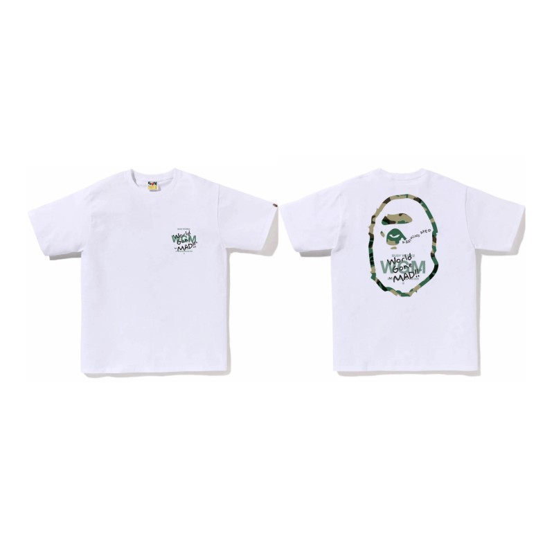 国境を越えた貿易トレンディなブランド半袖メンズレタープリントアメリカンストリートルーズカップルカジュアルTシャツ半袖シャツ|undefined
