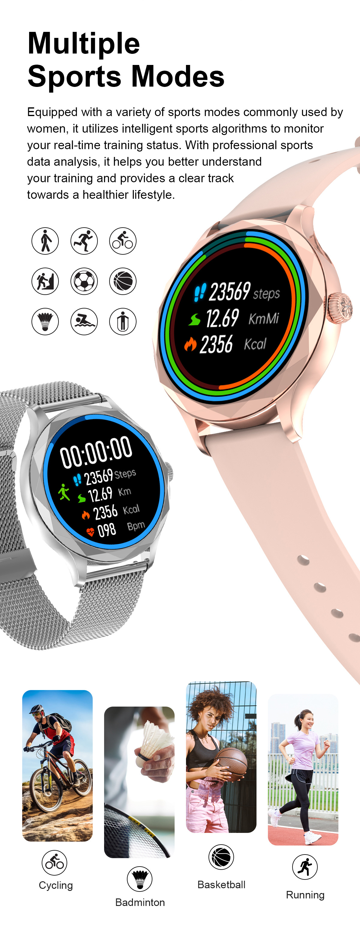DT Diamond Smart Watch AMOLED Bluetooth Call Voice Assistant_voghion.com