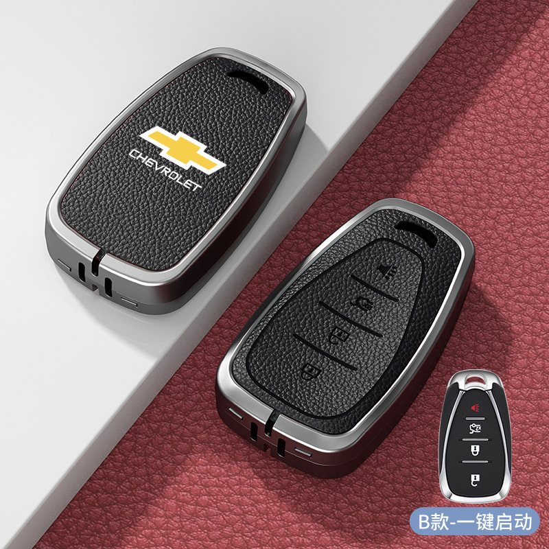 모델 B 스마트 4버튼 노블 블랙 아연 합금 싱글 쉘