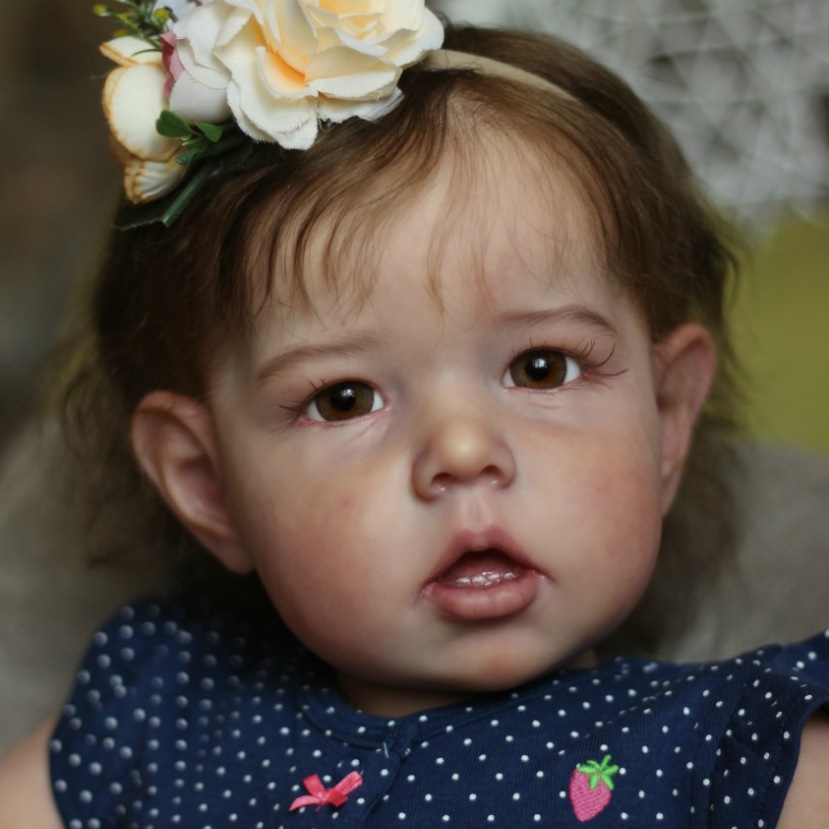 Cambio de juguetes cm suave muñeca puede 55 muñeca de regalo de bebé azúcar de algodón pesado imitación tela