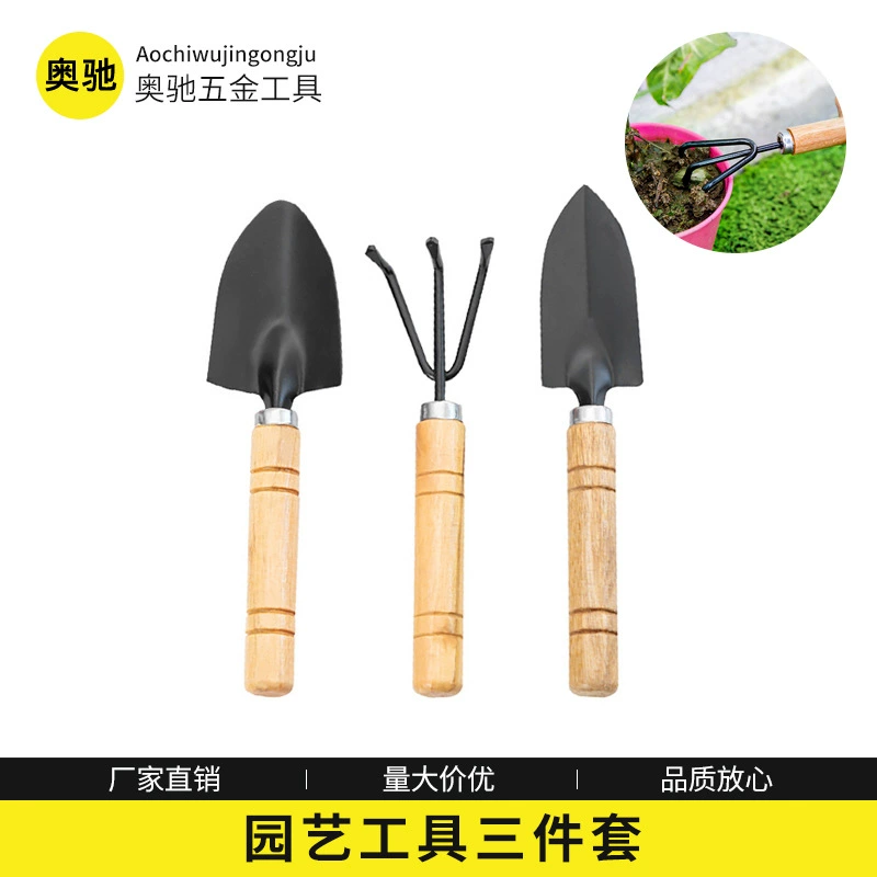 Садовый Комплект из трех частей Цветочная посадка рыхлая почва садовый костюм MINI суккулентное растение рыхлая почва Цветочная Лопата