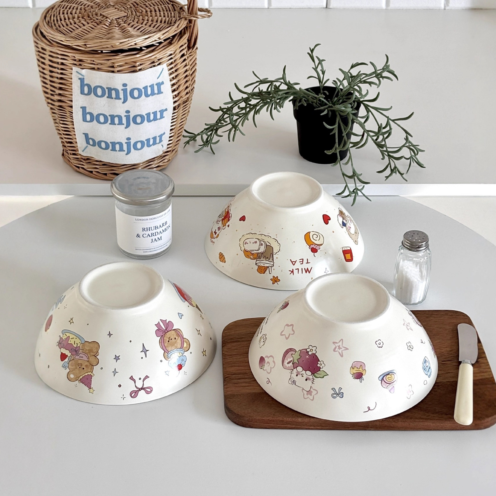 【国合陶瓷】控价25.9！治愈系卡通大碗日系可爱风餐具