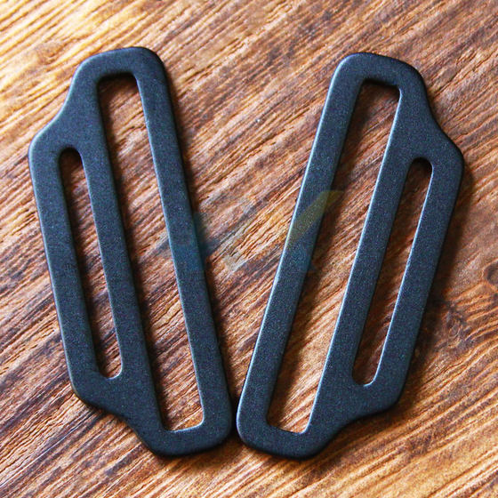Factory wholesale aluminum alloy day buckle 38mm bag webbing conversion buckle pet buckle webbing 6 points buckle square buckle