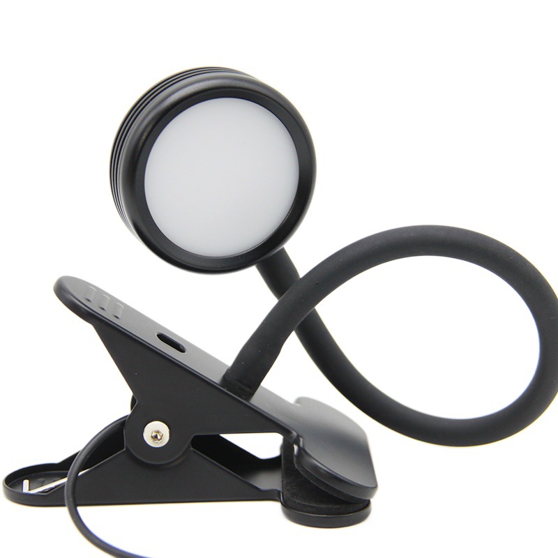 Fishing USB Raft Fishing Light with Adjustable Gooseneck Led Clip, Fish Gathering Light, Raft Fishing Adjustable External Power Bank with Strong Light