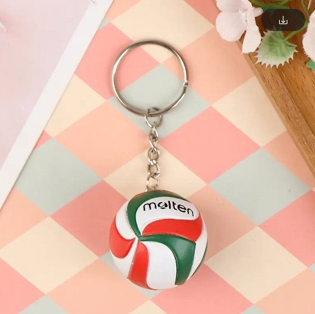Nuevo llavero de voleibol bolsas escolares creativas para estudiantes exquisitos colgantes recuerdos premios de competición inswind nicho para hombres