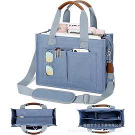 美国亚马逊热销女士帆布包简约时尚手提托特包大容量斜挎包单肩包