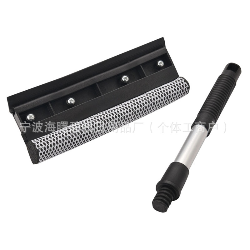 Ventana de barra de aluminio raspador telescópico limpiador de vidrio artefacto doméstico limpiador de doble cara raspador de gran altura limpiador de vidrio limpiador de vidrio limpiador de ventanas
