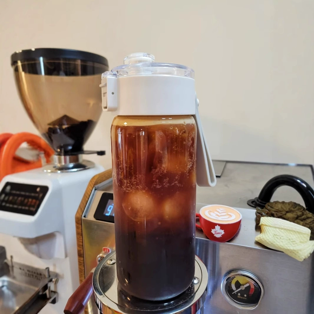 Пластиковая чашка (MUJI) портативная бесшумная бутылка для воды, термостойкий пластик, варианты 350/550/800 мл