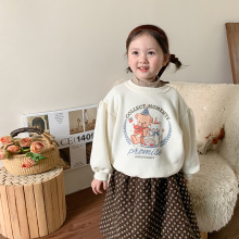 特价清仓维木童装儿童卫衣加绒冬装男女童韩版卡通秋冬上衣女宝宝