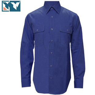 Factory Customized Cotton Knitted Flame Retardant Work Shirt Flame Retardant Polo Shirt Fireproof and Anti-Arc Workwear