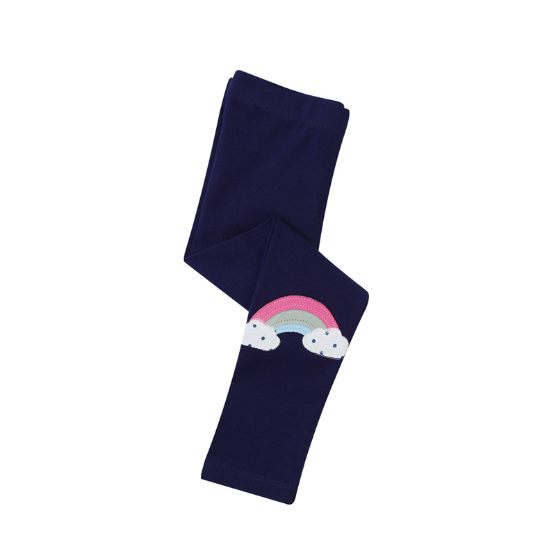 2024 primavera y otoño polainas patrón bordado de punto de las nuevas niñas para ropa exterior distribución de suministros transfronterizos