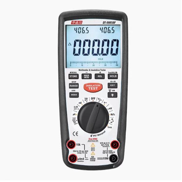 Мультиметр изоляции CEM Huashengchang DT-9985RF Многофункциональный профессиональный мультиметр изоляции с истинным эффективным значением.