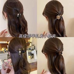半扎发小抓夹韩系高级感小号鲨鱼夹气质发夹女发量少发卡头饰发饰