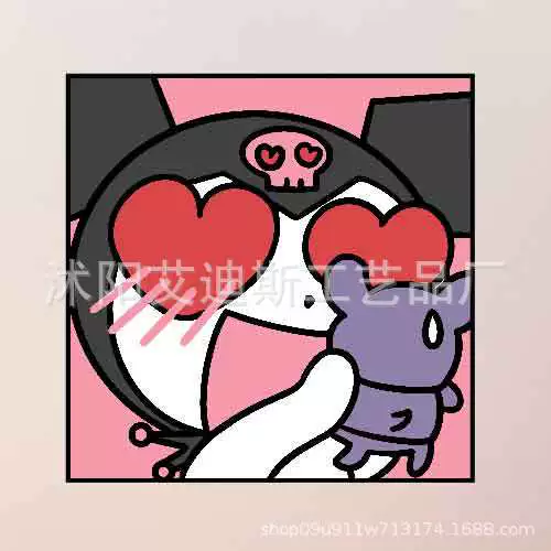 DIY заполнение детской цифровой масляной живопись красивый стиль оформление Sanrio ручной заполнение цвет терапия картина производитель оптом