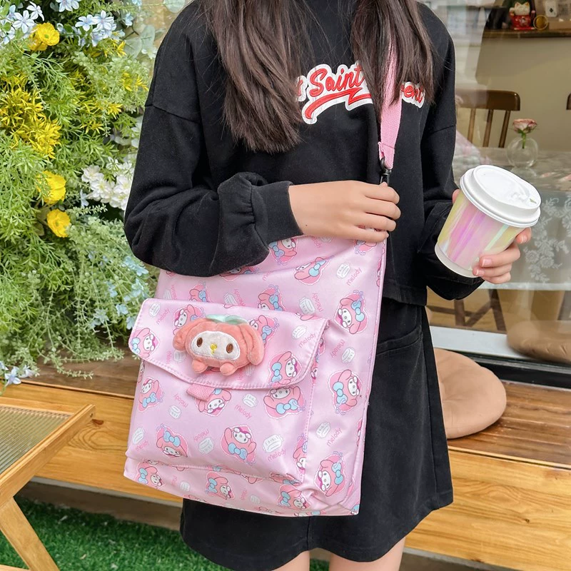 Sanrio, shoulder bag, one-shoulder bag, capacious waterproof bag