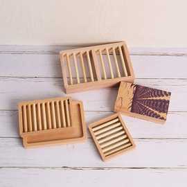 木质肥皂架矩形肥皂碟架木制容器肥皂托盘存储架厂家直供香皂