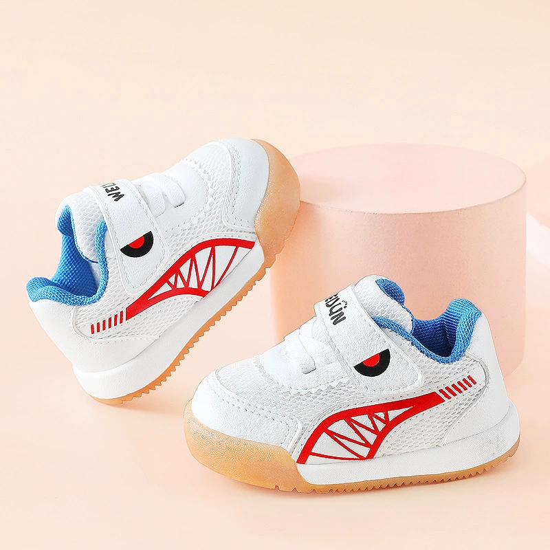 2022 весна-осень, новая мужская обувь для малышей, детская обувь, нескользящая сетчатая женская обувь с мягкой подошвой, Детская функциональная обувь