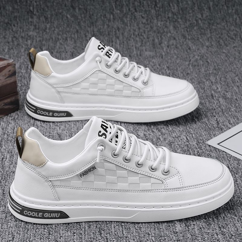 Men's Shoes Spring New Breathable White Shoes Men's Korean-style Trendy All-match Cloth Shoes Youth Sports Shoes Trendy Shoes