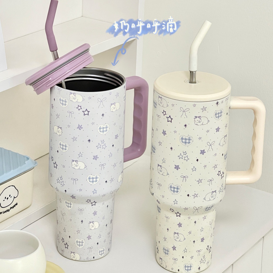 Vaso Gigante para Hielo, Gran Capacidad, Aislado, Portátil, Nuevo Modelo 2025, Vaso Grueso para Oficina, Alto Valor Estético