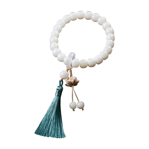 Original Bodhi Root Tassel Handheld Running Ring Bracelet Exquisite Bodhi Seeds Old Style Bucket Beads Lotus Men and Women's Buddha Prayer Beads