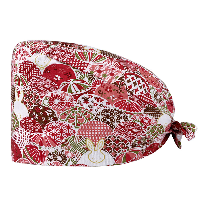 Nuevo Gorro de Enfermera para UCI con Lindos Estampados, Algodón Puro, Gorro de Cocina, Odontología, Belleza y Medicina, Unisex, en Existencia.