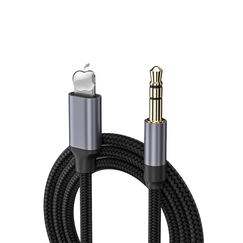 Customized Suitable for Apple Mobile Phone Audio Cable Headphone Extension Cable Gold-Plated Audio Cable 3.5 Digital Headphone Adapter