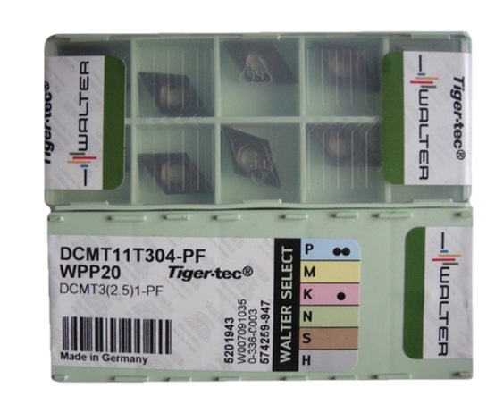 代理德国瓦尔特刀具DCMT11T312-MM4 WSM20S可转位刀片 加工不锈钢