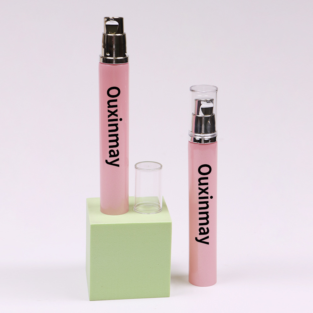 电镀金属泵头管化妆品包装软管 适配乳液面霜精华液 工厂直供可做