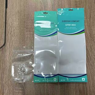 Factory Wholesale Spot Insole Packaging Bag Translucent Ziplock Bag Universal Neutral Insole Plastic Packaging Bag